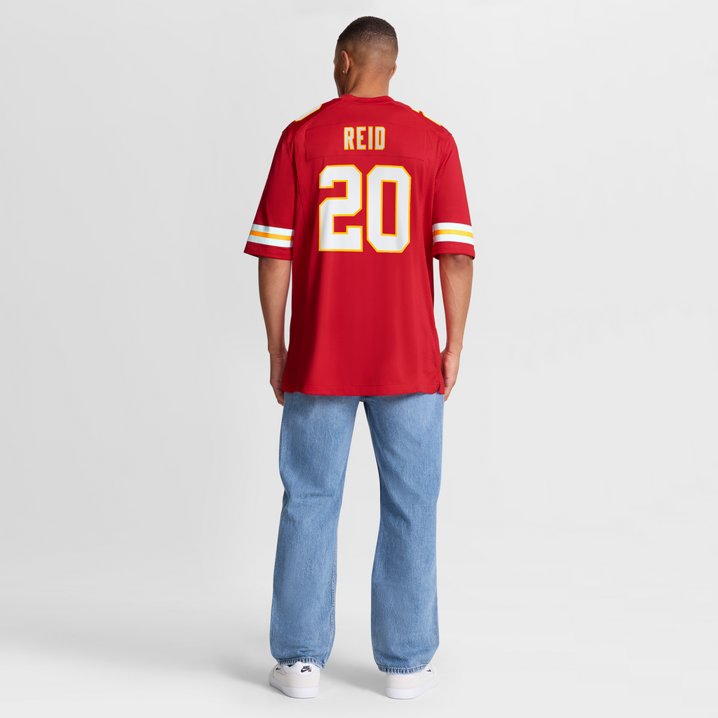 Kansas City Chiefs Justin Reid Red Game Jersey