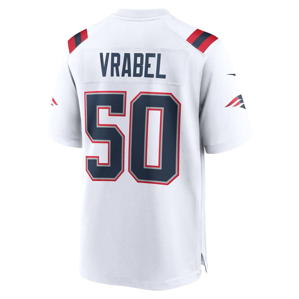 New England Patriots Mike Vrabel Navy Game Retired Player Jersey