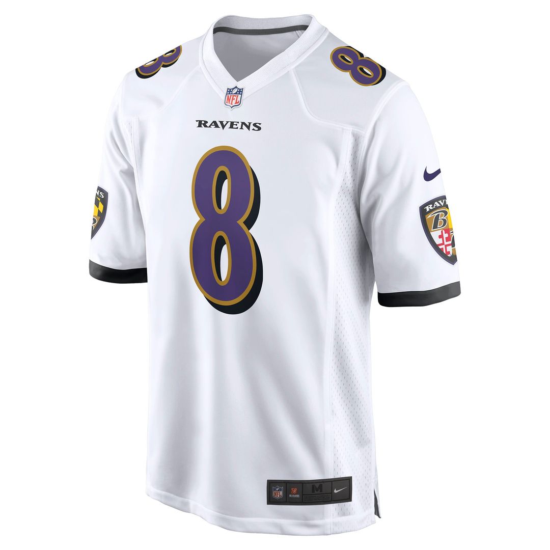 Baltimore Ravens Lamar Jackson Black Alternate Game Jersey