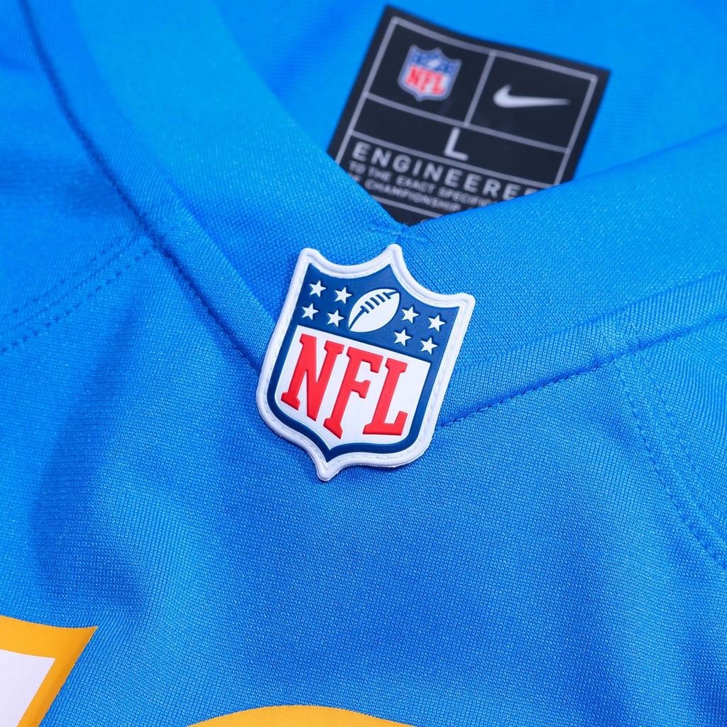 Los Angeles Chargers Nick Barrett Powder Blue Team Game Jersey