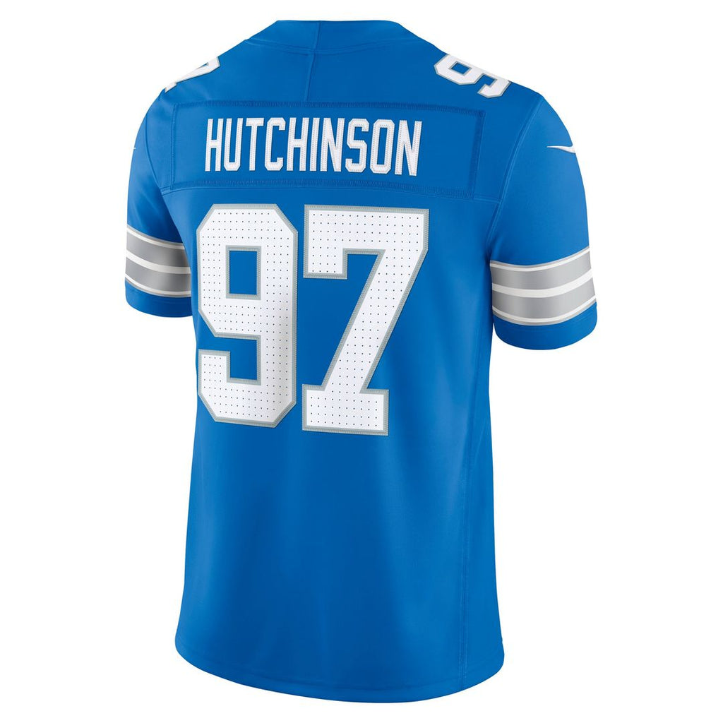 Detroit Lions Aidan Hutchinson White Vapor F.U.S.E. Stitched Limited Jersey