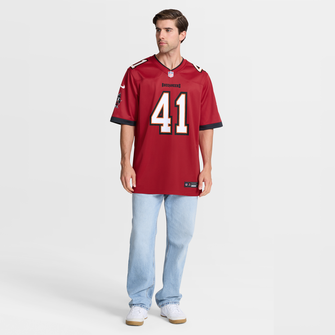 Tampa Bay Buccaneers Ko Kieft Red Game Player Jersey