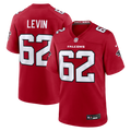 Atlanta Falcons Corey Levin Red Team Game Jersey
