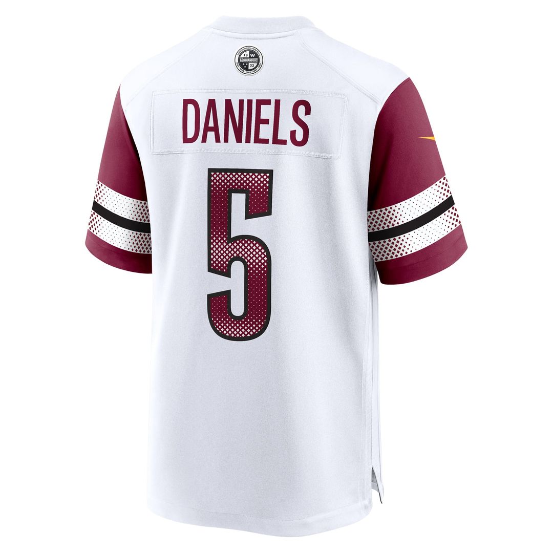Washington Commanders Jayden Daniels Black Alternate Game Player Jersey