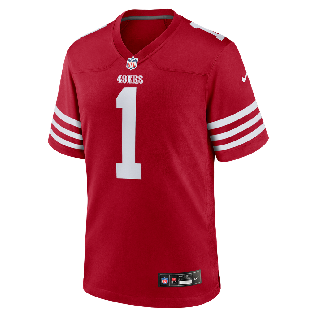 San Francisco 49ers Ricky Pearsall Scarlet Team Game Jersey