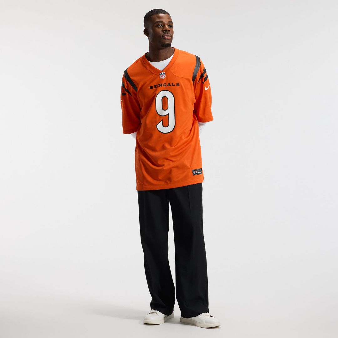 Cincinnati Bengals Joe Burrow White Game Jersey