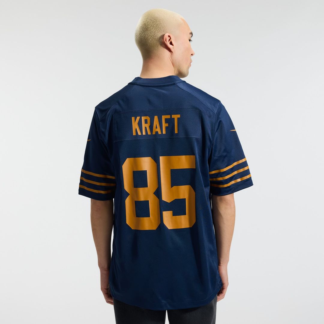 Green Bay Packers Tucker Kraft Navy Alternate Game Jersey