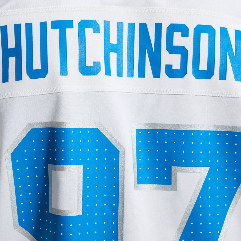 Detroit Lions Aidan Hutchinson White Game Jersey