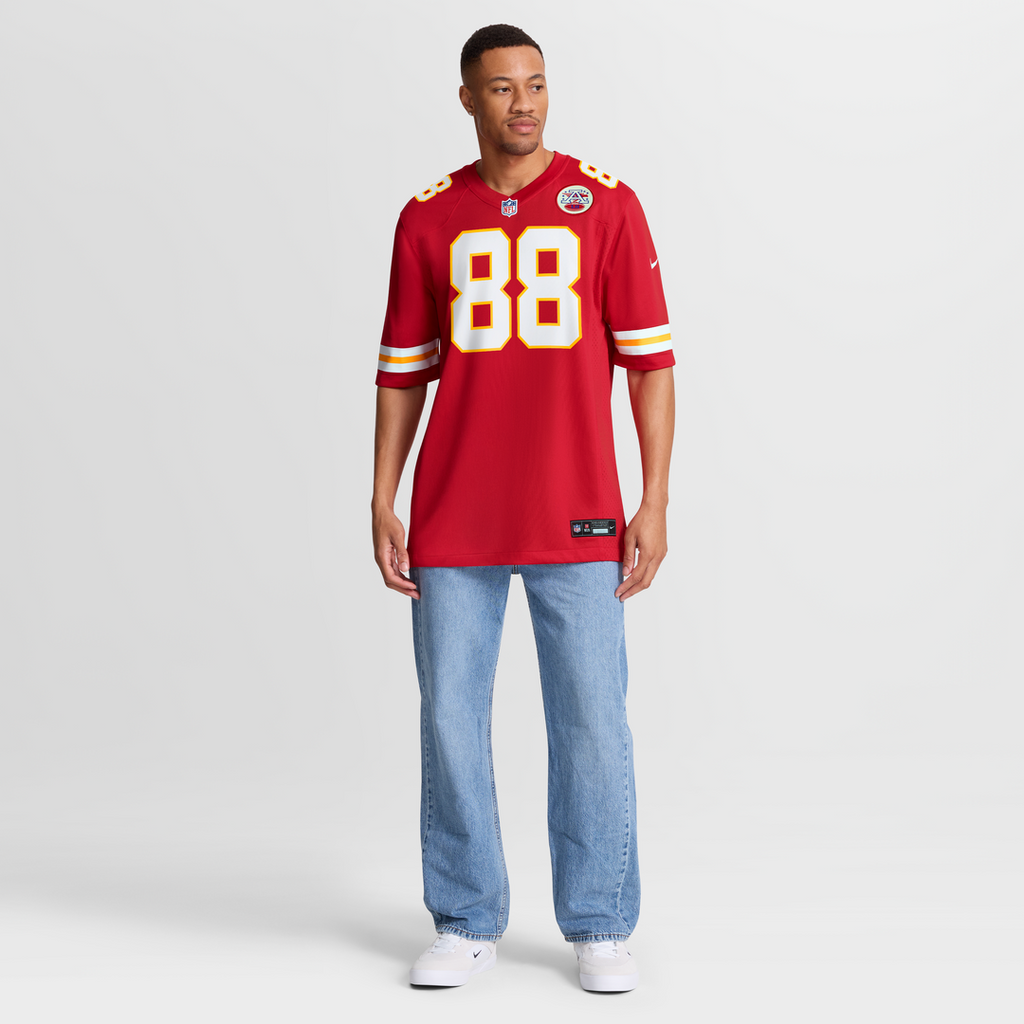 Kansas City Chiefs Tony Gonzalez Red Game Retired Player Jersey