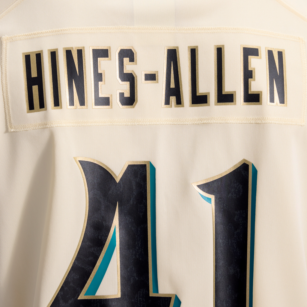 Jacksonville Jaguars Josh Hines-Allen Natural 2026 Rivalries Collection Game Jersey