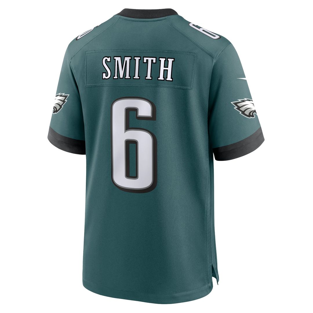 Philadelphia Eagles DeVonta Smith Midnight Green Player Game Jersey