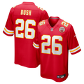 Kansas City Chiefs Deon Bush Red Game Player Jersey