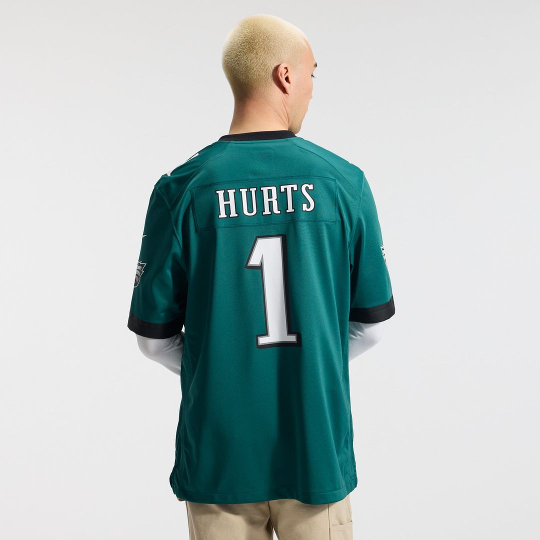 Philadelphia Eagles Jalen Hurts Black Alternate Game Jersey