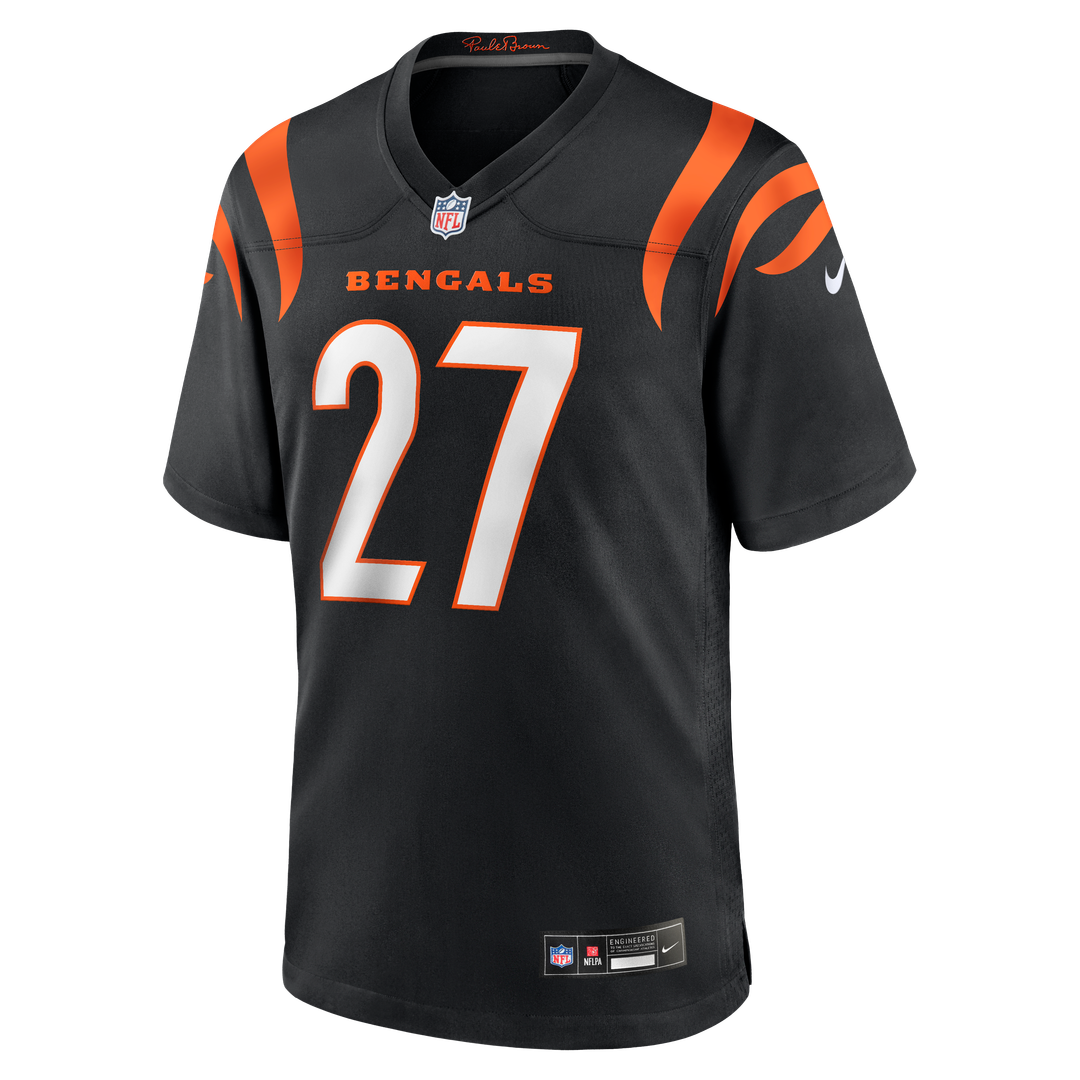 Cincinnati Bengals Jordan Battle Black Team Game Jersey