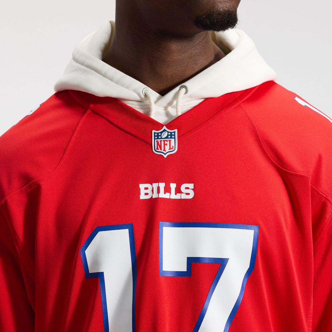 Buffalo Bills Josh Allen White White Game Player Jersey