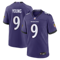Baltimore Ravens Zion Young Purple Team Game Jersey