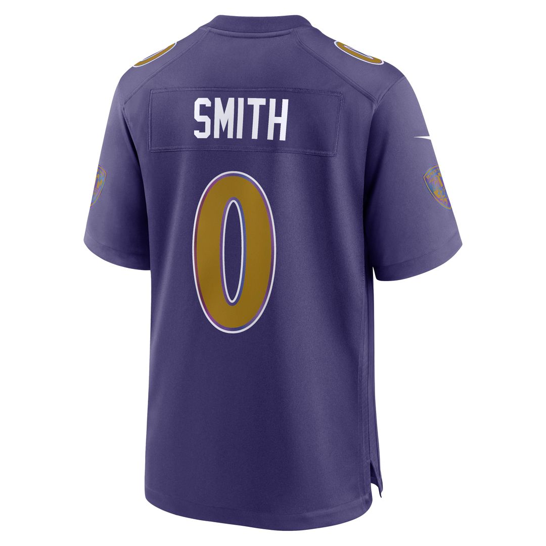 Baltimore Ravens Roquan Smith Black Alternate Game Jersey