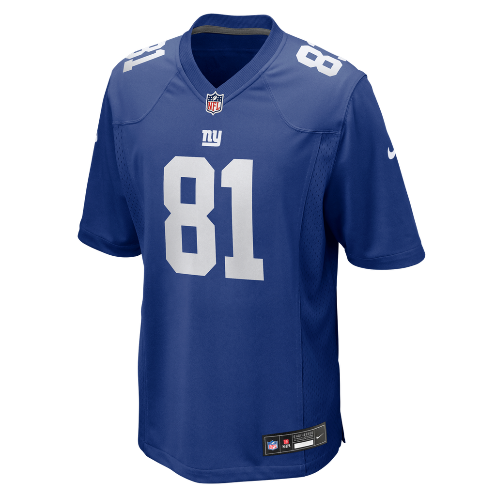 New York Giants Jalin Hyatt Royal Team Game Jersey