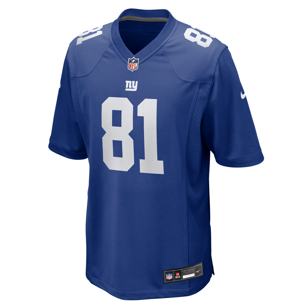 New York Giants Jalin Hyatt Royal Team Game Jersey