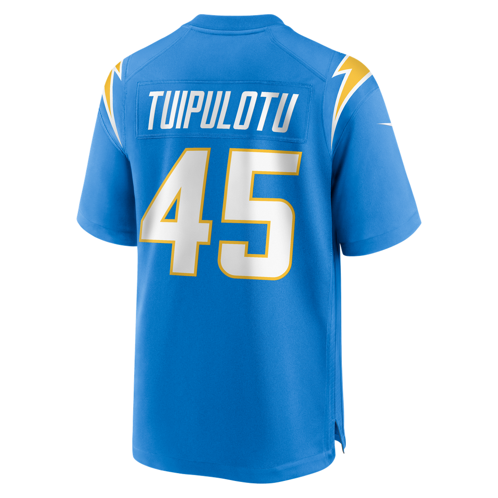 Los Angeles Chargers Tuli Tuipulotu Powder Blue Team Game Jersey