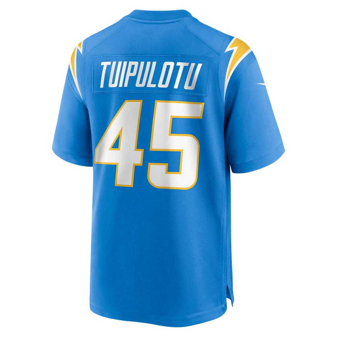 Los Angeles Chargers Tuli Tuipulotu Powder Blue Team Game Jersey