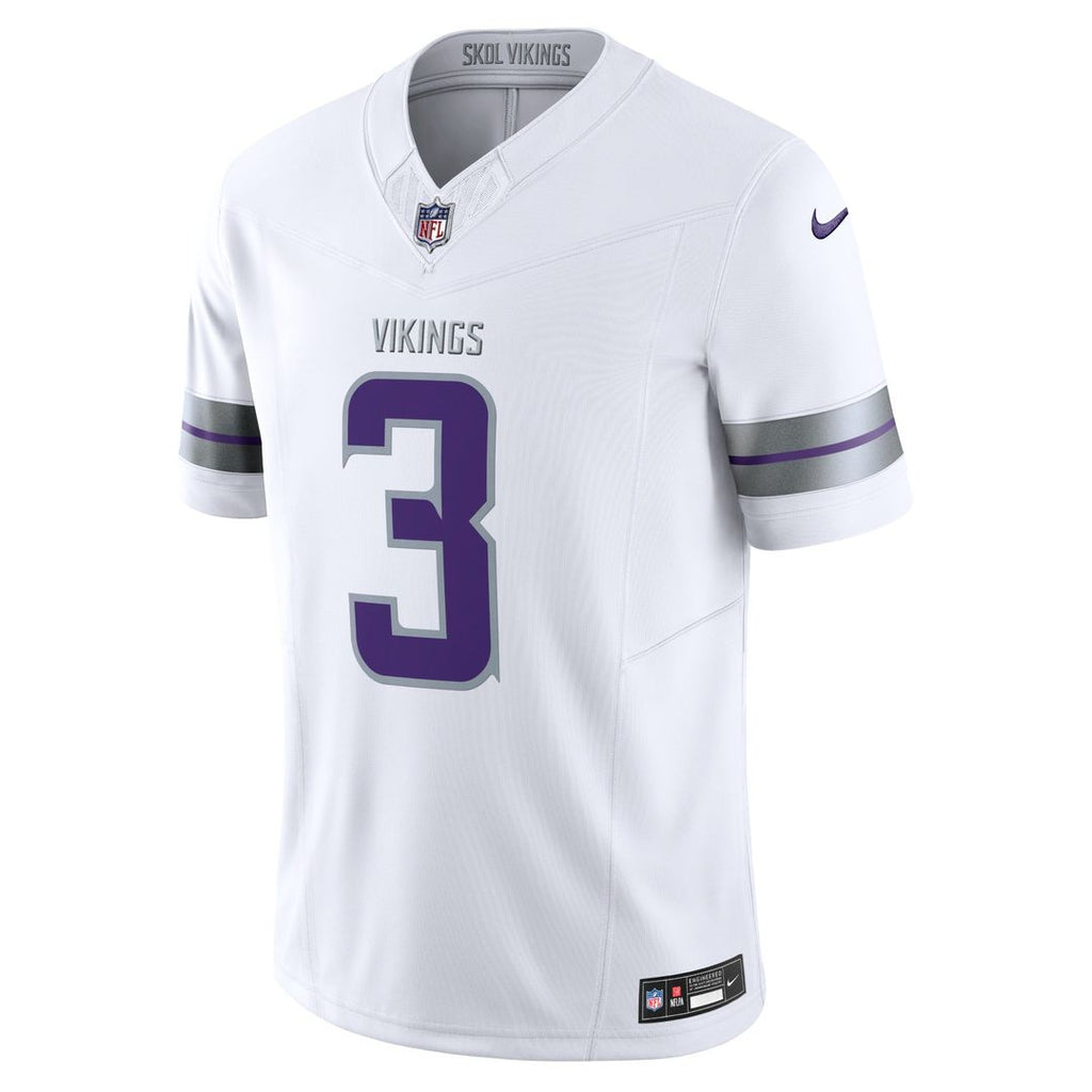 Minnesota Vikings Jordan Addison White Alternate Vapor F.U.S.E. Limited Jersey