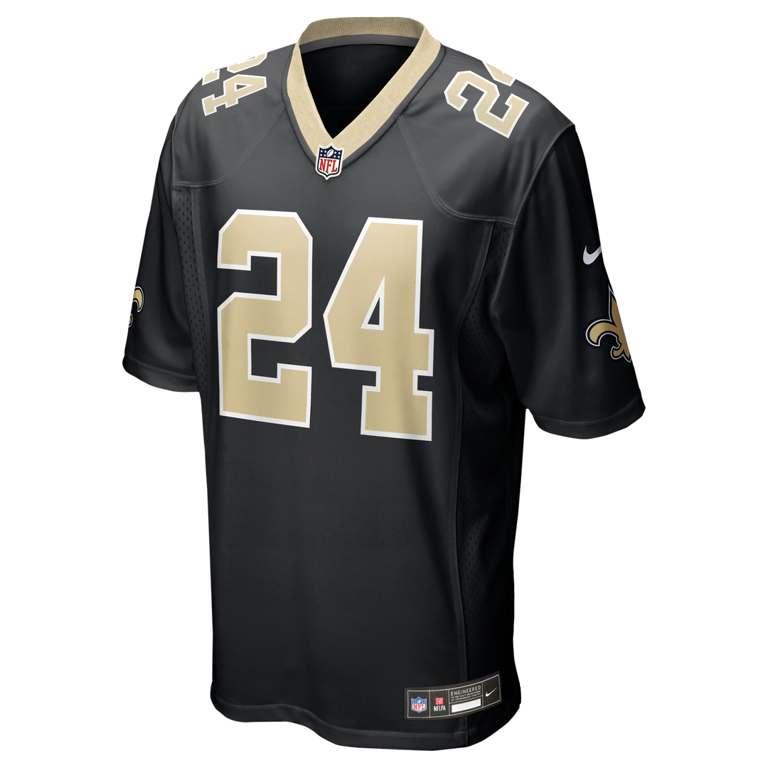 New Orleans Saints Devin Neal Black Team Game Jersey