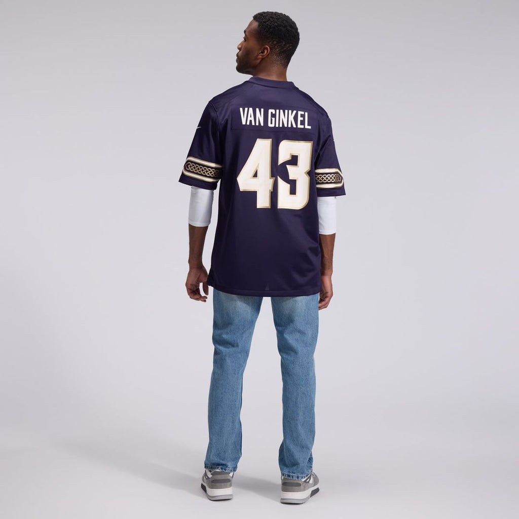 Minnesota Vikings Andrew Van Ginkel Purple 2026 Rivalries Collection Game Jersey