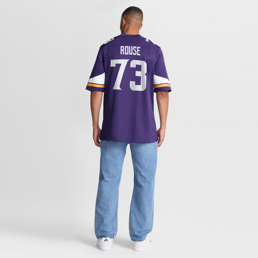 Minnesota Vikings Walter Rouse Purple Team Game Jersey