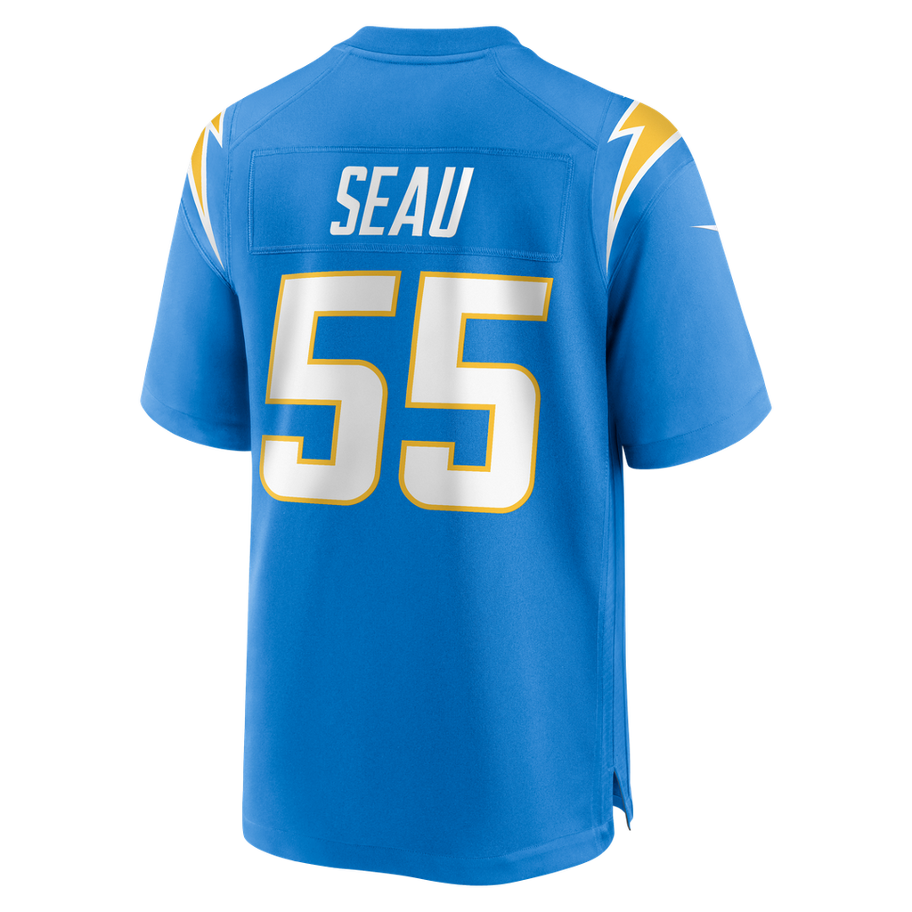 Los Angeles Chargers Junior Seau Powder Blue Game Retired Player Jersey