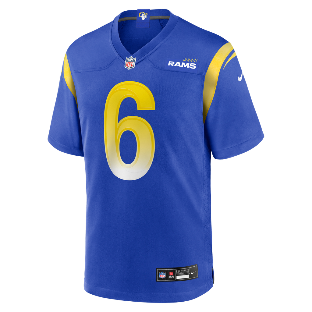 Los Angeles Rams Tre'Vius Hodges-Tomlinson Royal Team Game Jersey