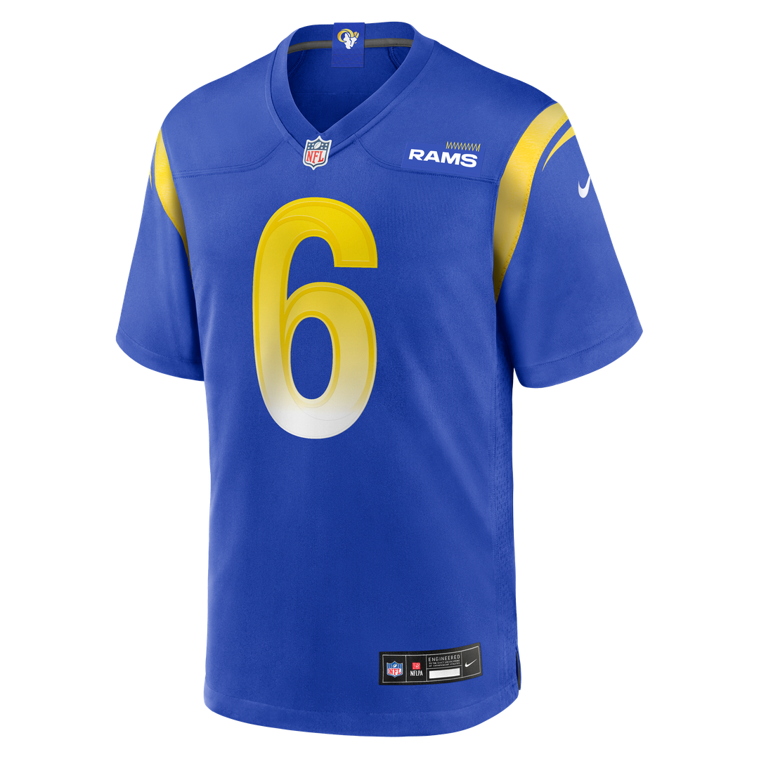 Los Angeles Rams Tre'Vius Hodges-Tomlinson Royal Team Game Jersey