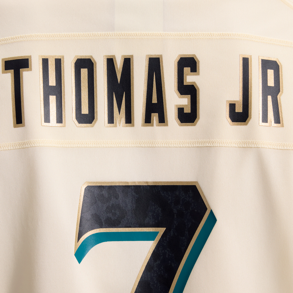 Jacksonville Jaguars Brian Thomas Jr. Natural 2026 Rivalries Collection Game Jersey