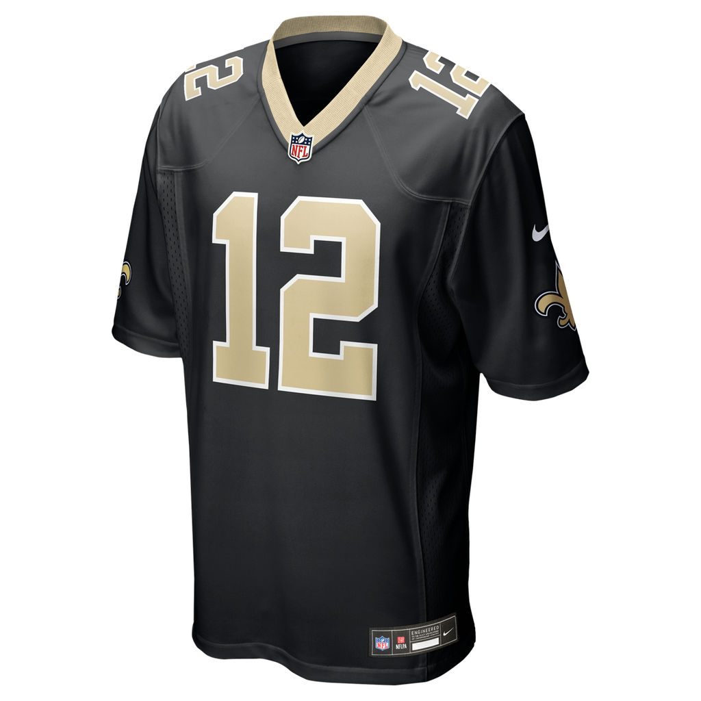 New Orleans Saints Chris Olave Black Player Game Jersey