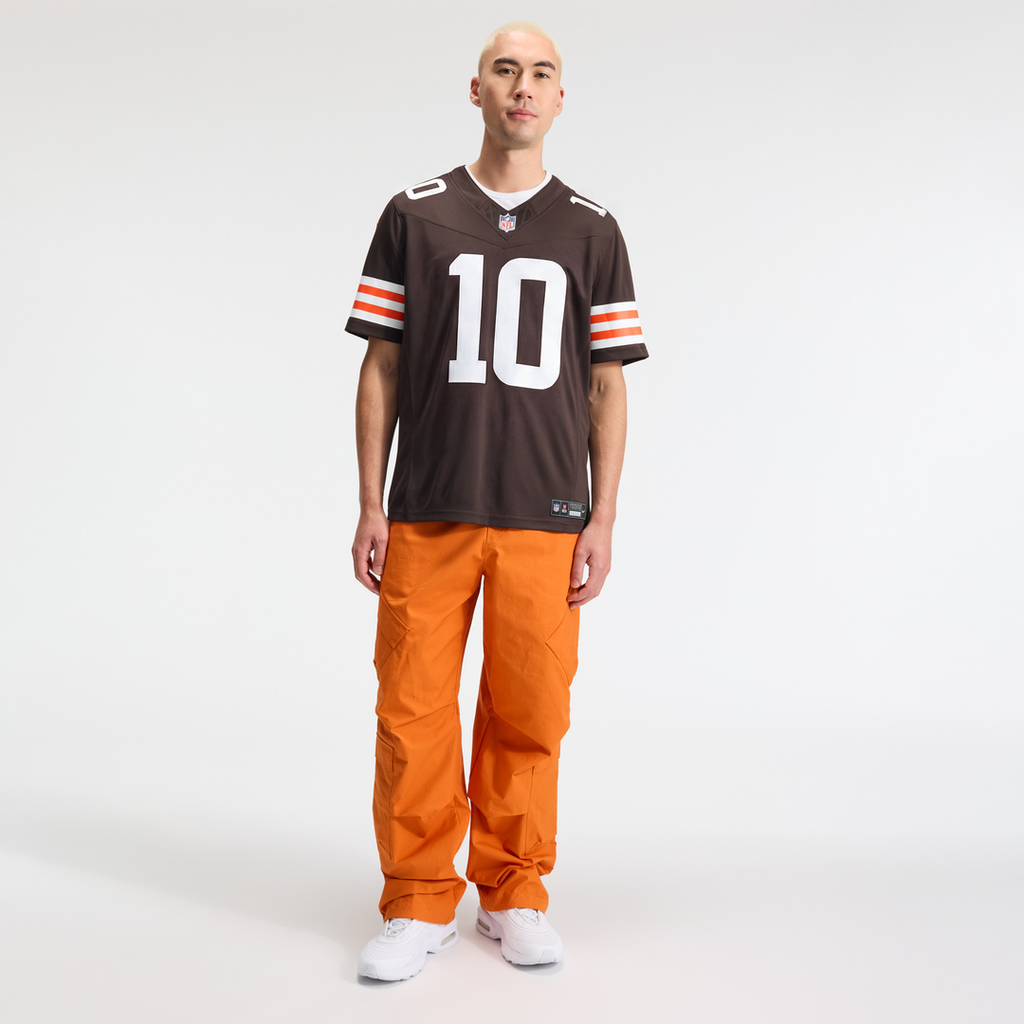 Cleveland Browns Quinshon Judkins Brown Team Vapor F.U.S.E. Stitched Limited Jersey