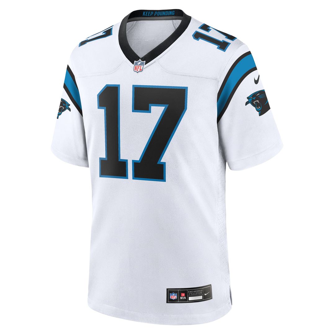 Carolina Panthers Xavier Legette White Game Jersey