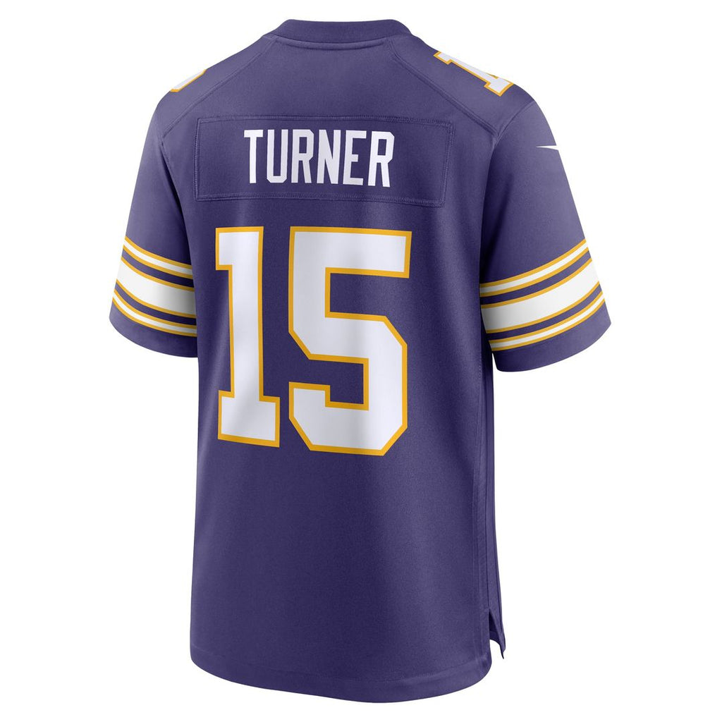 Minnesota Vikings Dallas Turner White Game Jersey