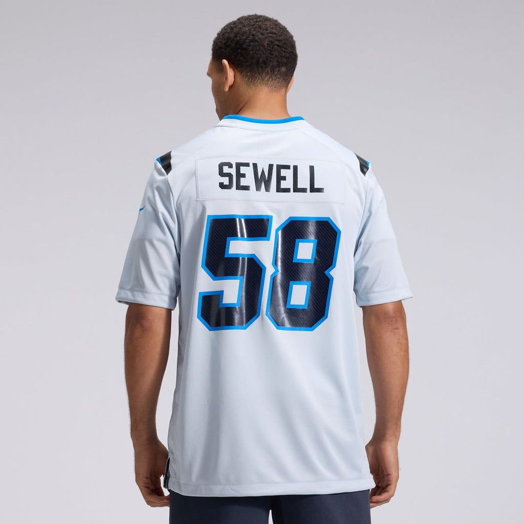 Detroit Lions Penei Sewell Silver 2026 Rivalries Collection Game Jersey
