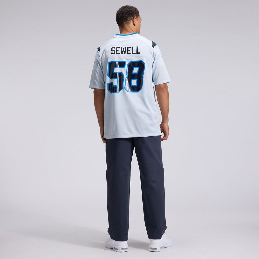 Detroit Lions Penei Sewell Silver 2026 Rivalries Collection Game Jersey