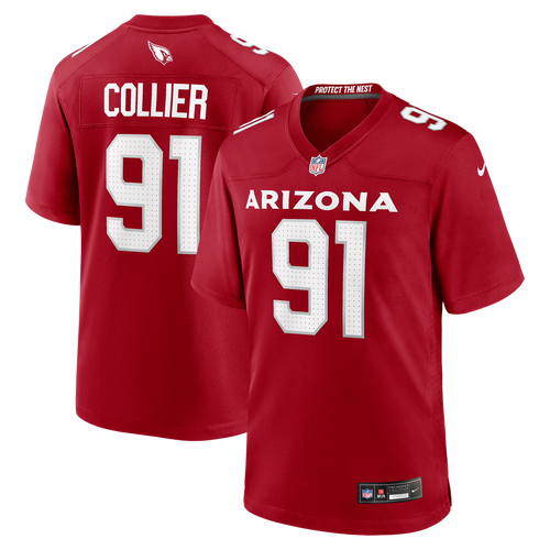 Arizona Cardinals L.J. Collier Cardinal Team Game Jersey