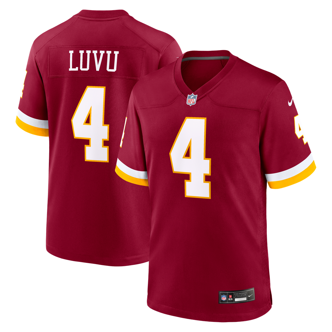 Washington Commanders Frankie Luvu Black Hail Raiser Alternate Game Jersey