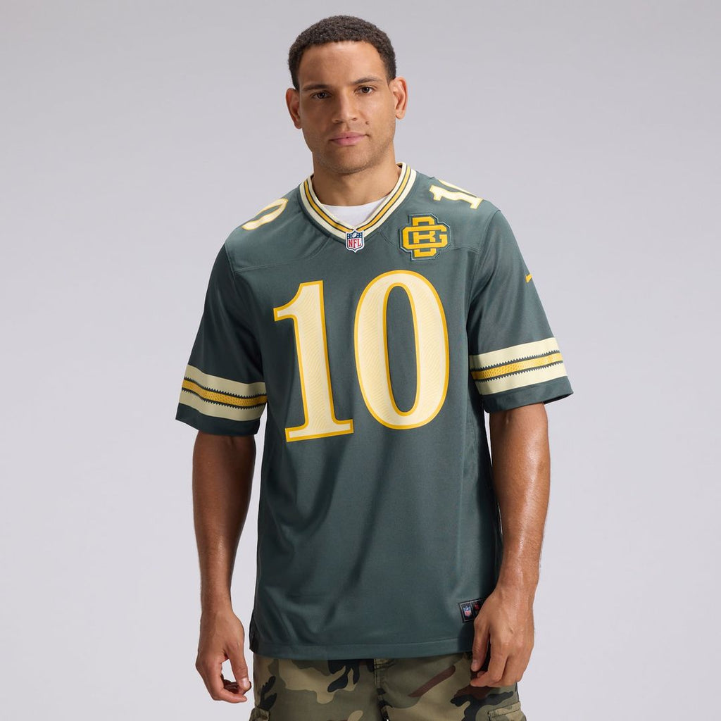 Green Bay Packers Jordan Love Green 2026 Rivalries Collection Game Jersey