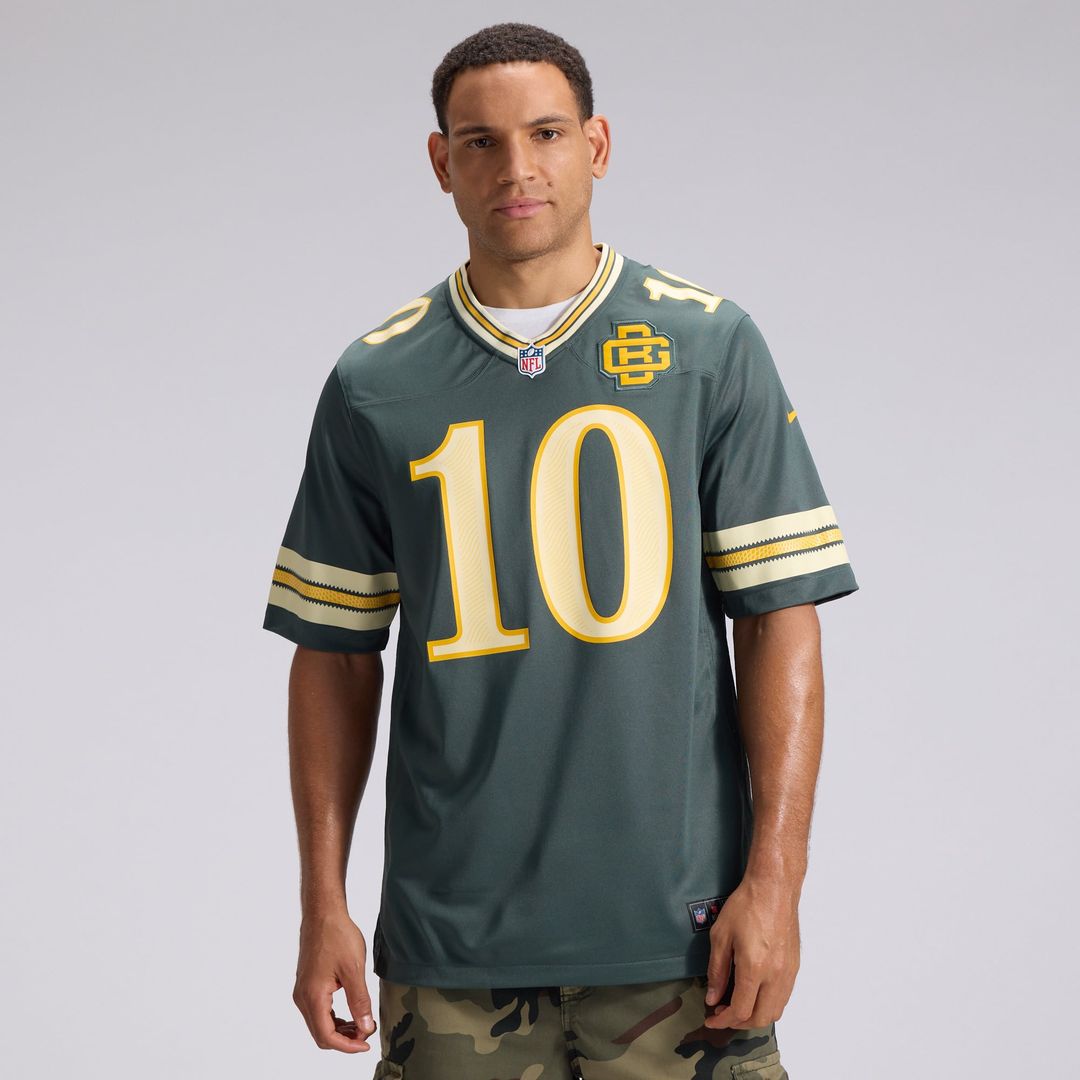 Green Bay Packers Jordan Love Green 2026 Rivalries Collection Game Jersey
