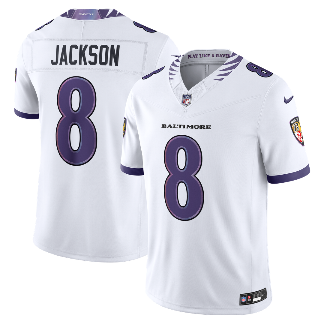 Baltimore Ravens Lamar Jackson Purple Team Vapor F.U.S.E. Stitched Limited Jersey