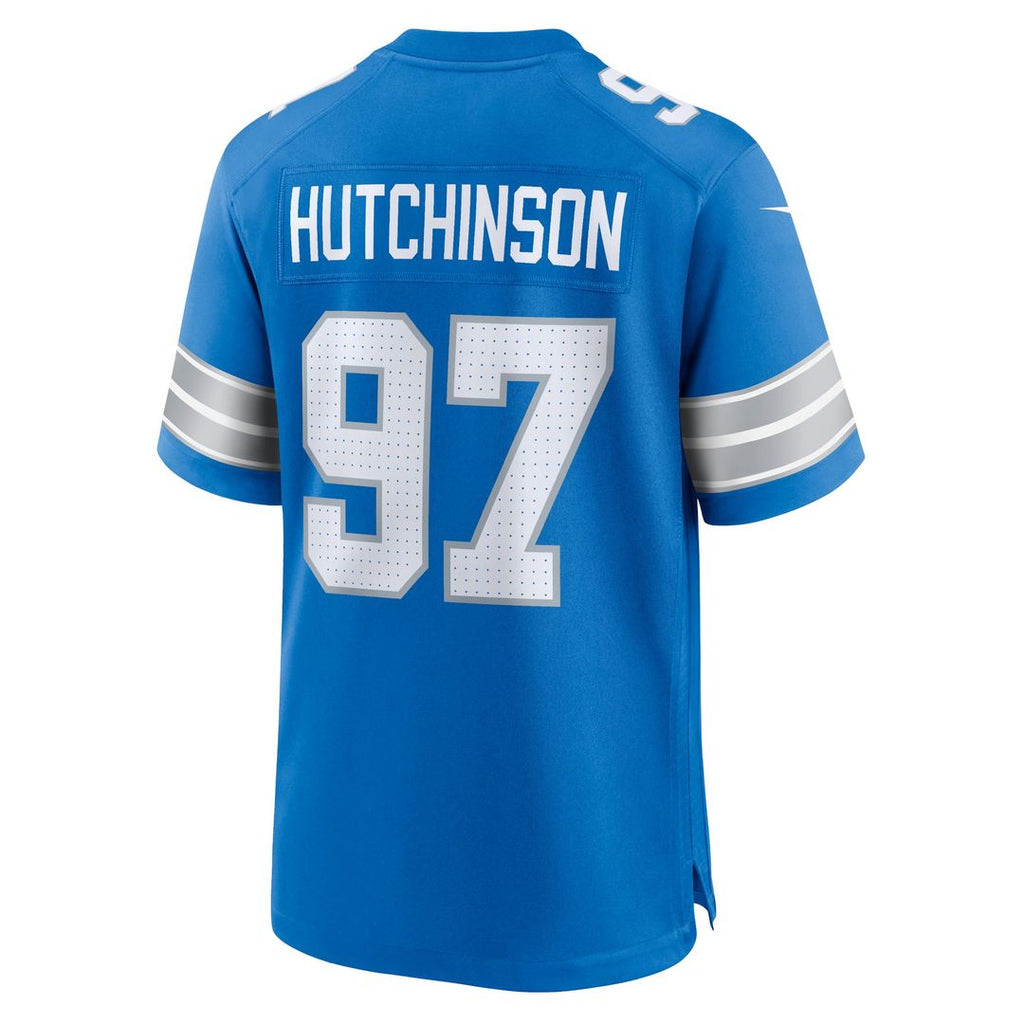 Detroit Lions Aidan Hutchinson White Game Jersey