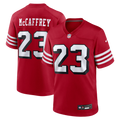 San Francisco 49ers Christian McCaffrey Scarlet Alternate Game Player Jersey