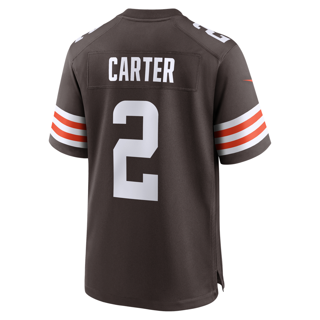 Cleveland Browns DeAndre Carter Brown Team Game Jersey