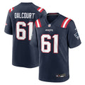 New England Patriots Darrian Dalcourt Navy Team Game Jersey