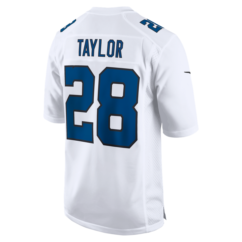 Indianapolis Colts Jonathan Taylor Tundra White Fashion Game Jersey