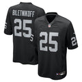 Las Vegas Raiders Fred Biletnikoff Black Game Retired Player Jersey